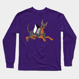 Pride Doggos: Demisexual Doberman Pinscher Long Sleeve T-Shirt